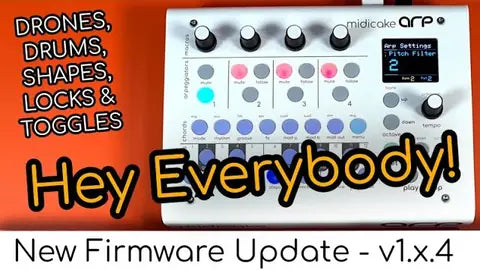 Firmware updates are here again! DRONES AND DRUMS